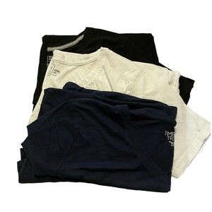 Time and Tru Tops Tees XXXL 3XG Lot Of 3 Short Sleeves Scoop Neck Pre-Owned